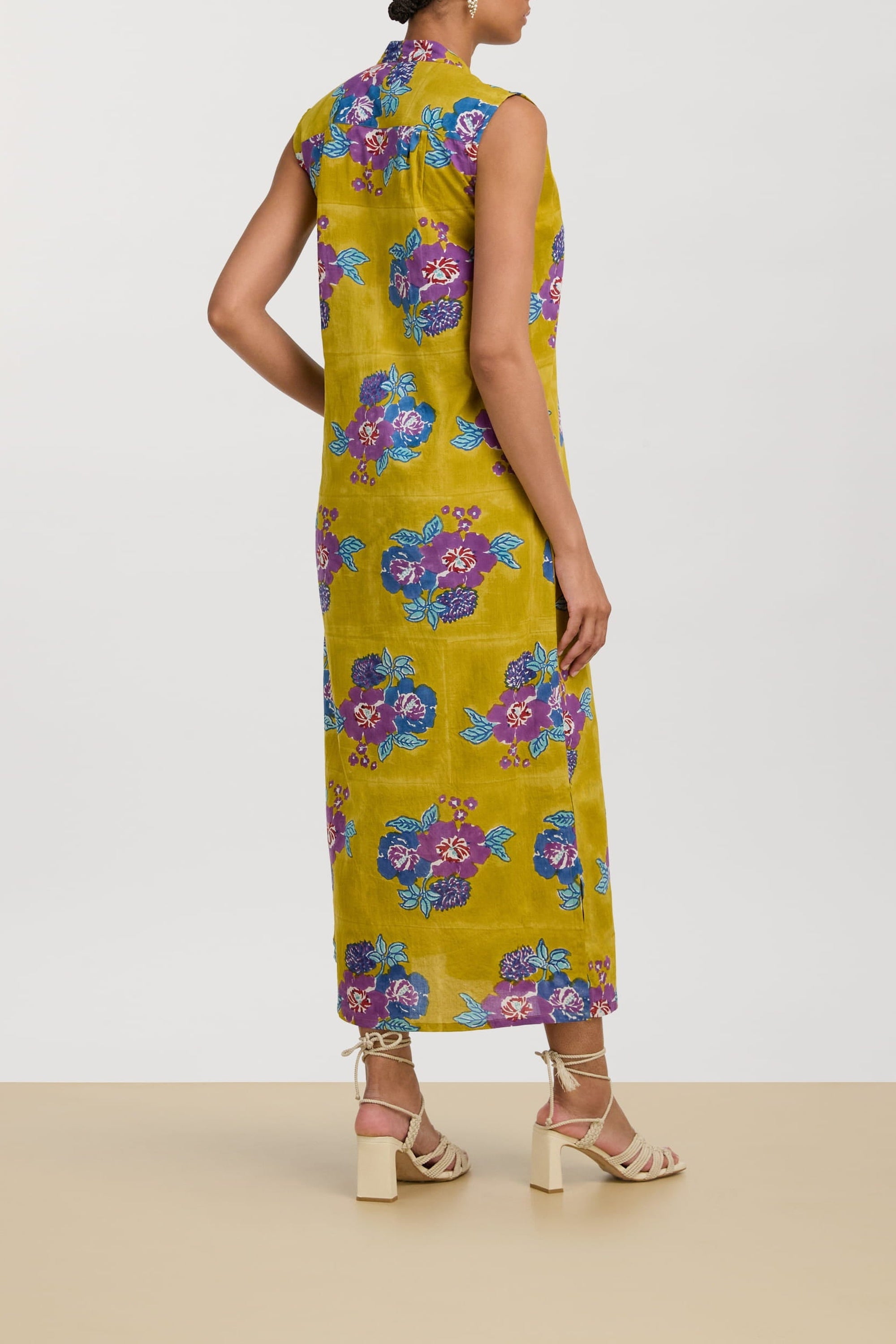 Eve cotton kaftan - Green