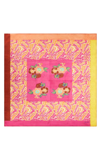 Dragon Cloud silk scarf - Neutral