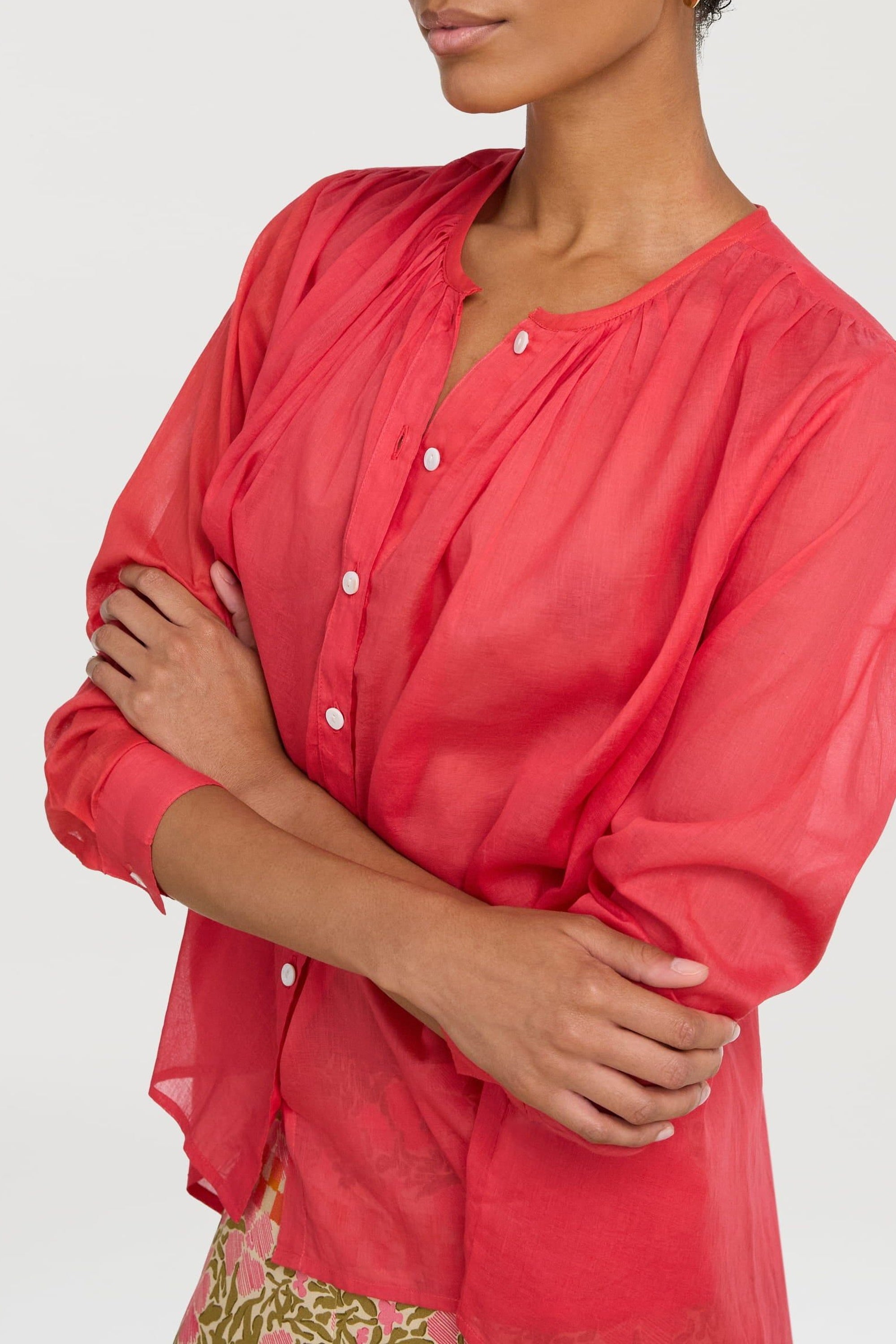 Ginger cotton shirt - Neutral