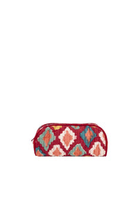 Small Goretta quilted cotton clutch bag - Neutral