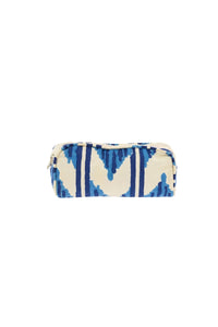 Small Goretta cotton clutch bag - Blue
