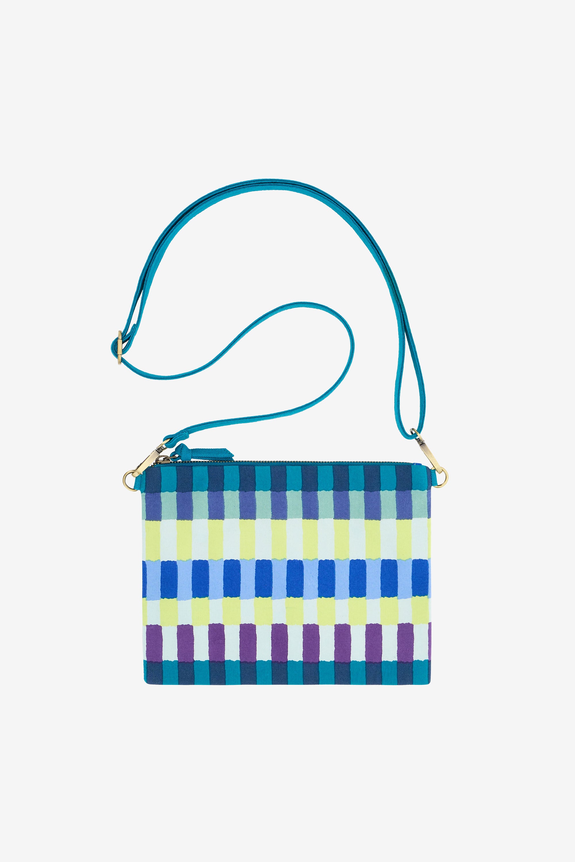 RECO PRIX : 91 // Greta Bag Kusama Check Dark Teal