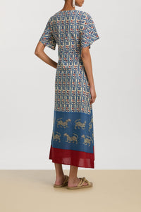 Guava cotton kaftan - Neutral