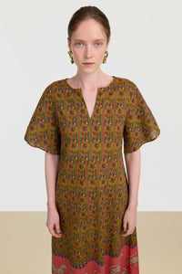 RECO PRIX : 186 // Guava Kaftan Dragon Tiger Green Gold