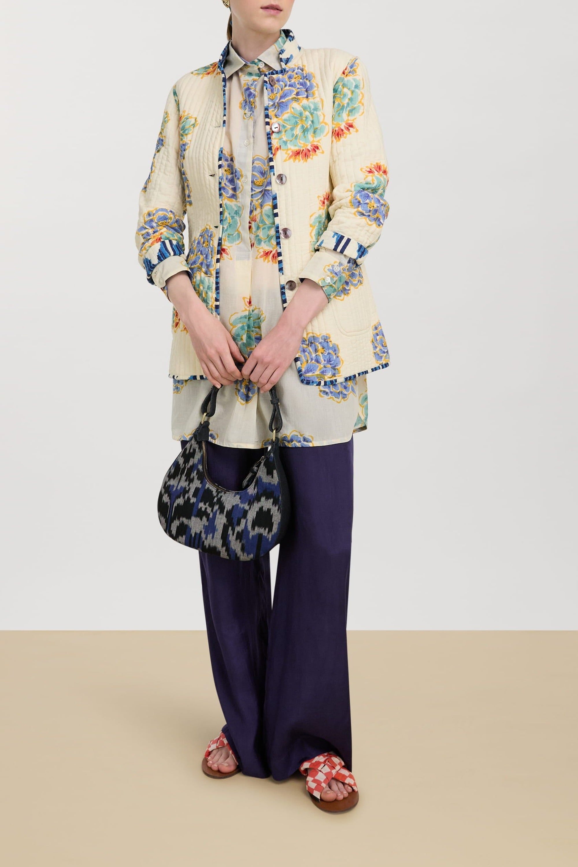 Cotton Jodhpuri jacket - Blue