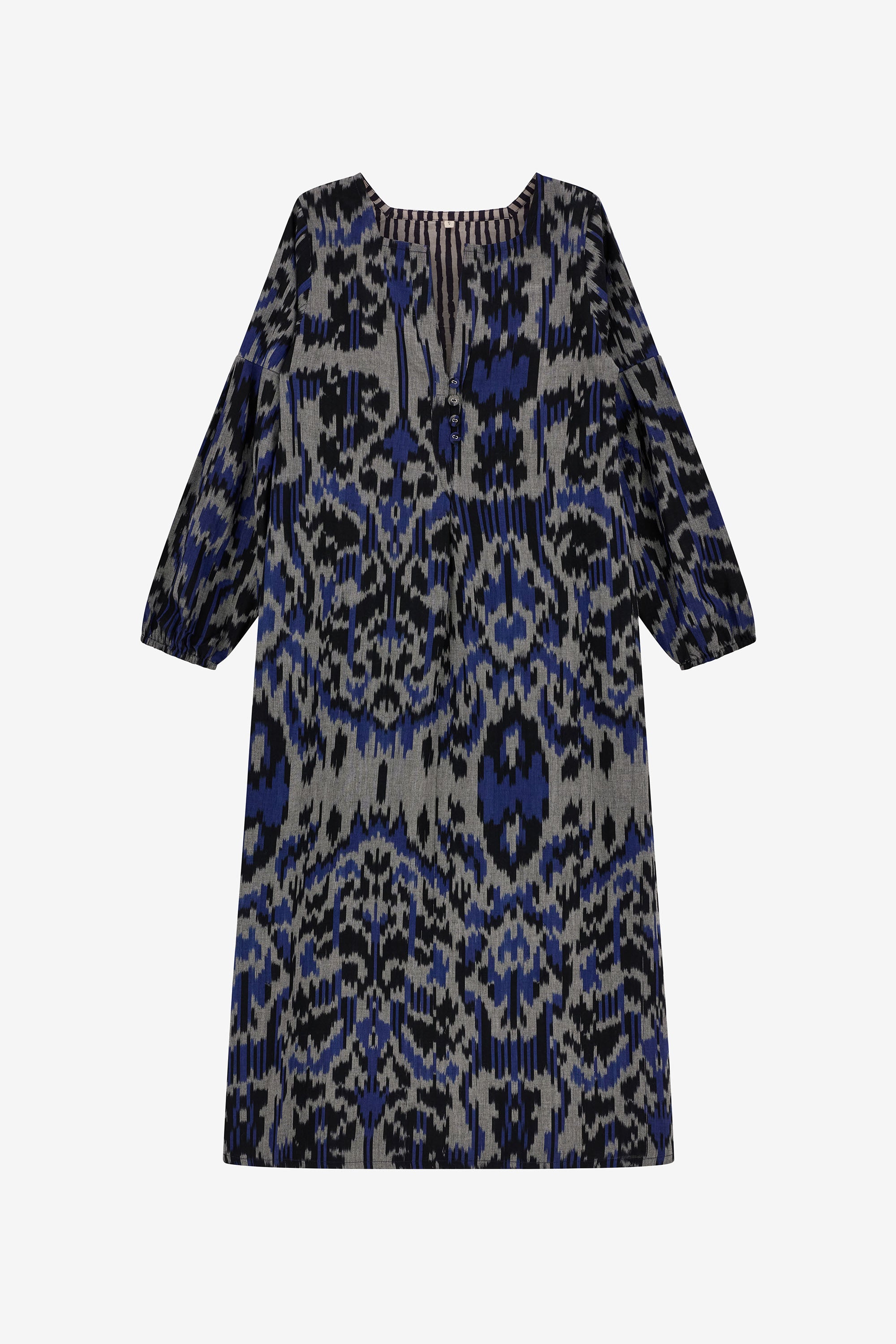 RECO PRIX : 282 // Khubani Dress Kasuri Damask Black