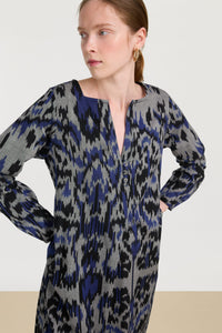 RECO PRIX : 249 // Madhu Dress Midikasuri Damask Black