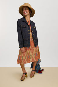 RECO PRIX : 249 // Madhu Dress Midikitila Flame Orange