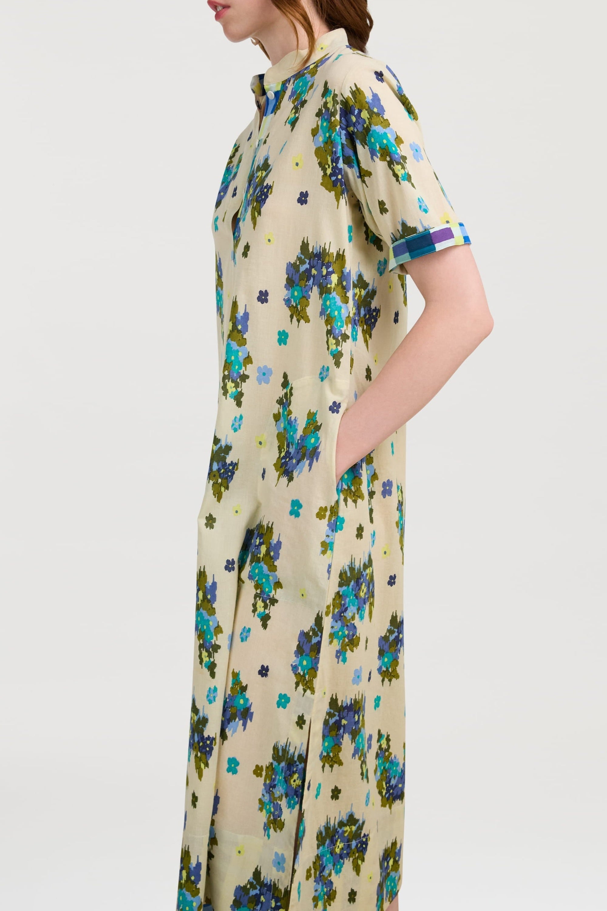 Mamta cotton kaftan - Neutral