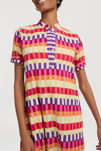 Mamta cotton kaftan - Neutral
