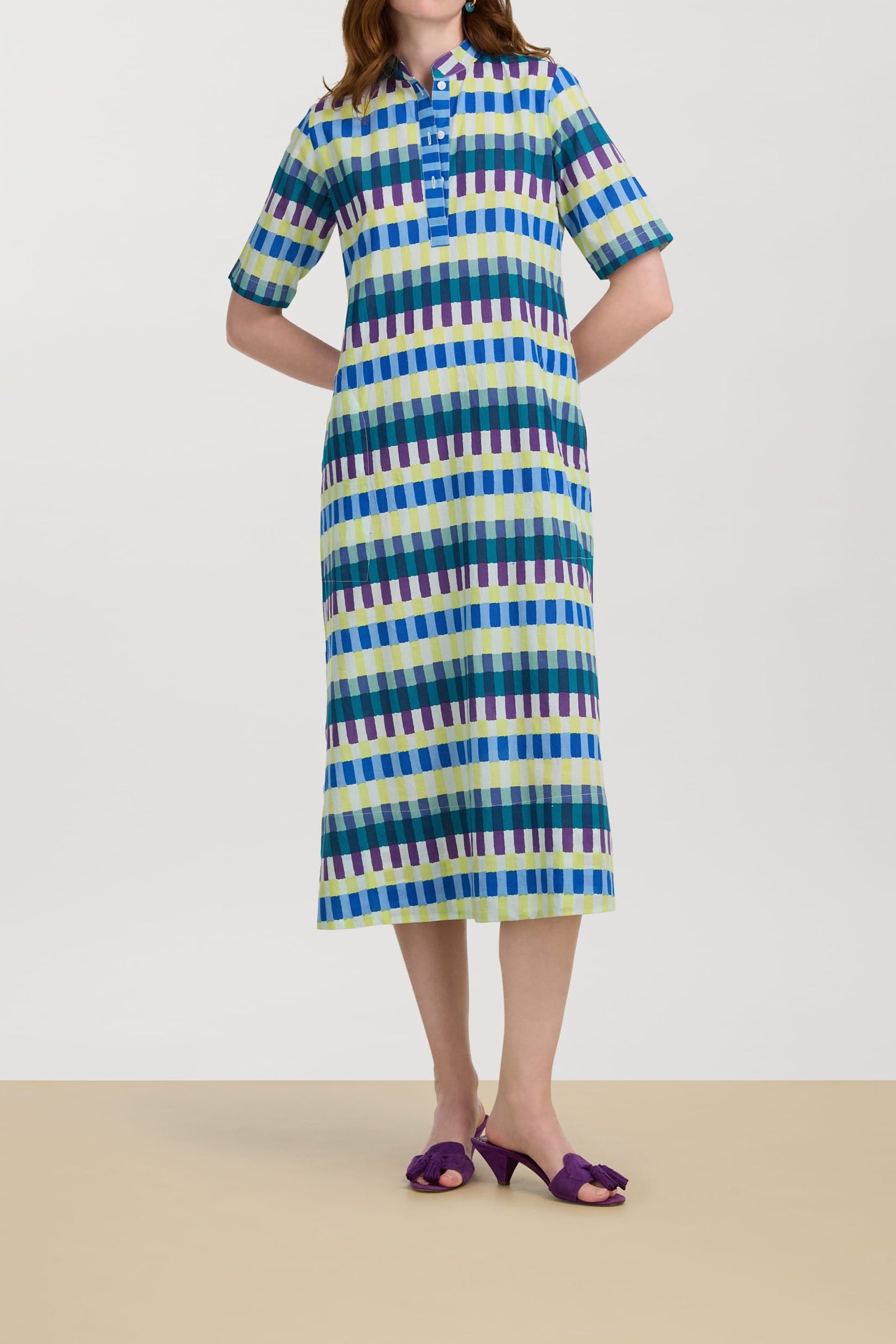 Mamta cotton kaftan - Neutral