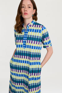 RECO PRIX : 156 // Mamta Kaftan Kusama Checkdark Teal