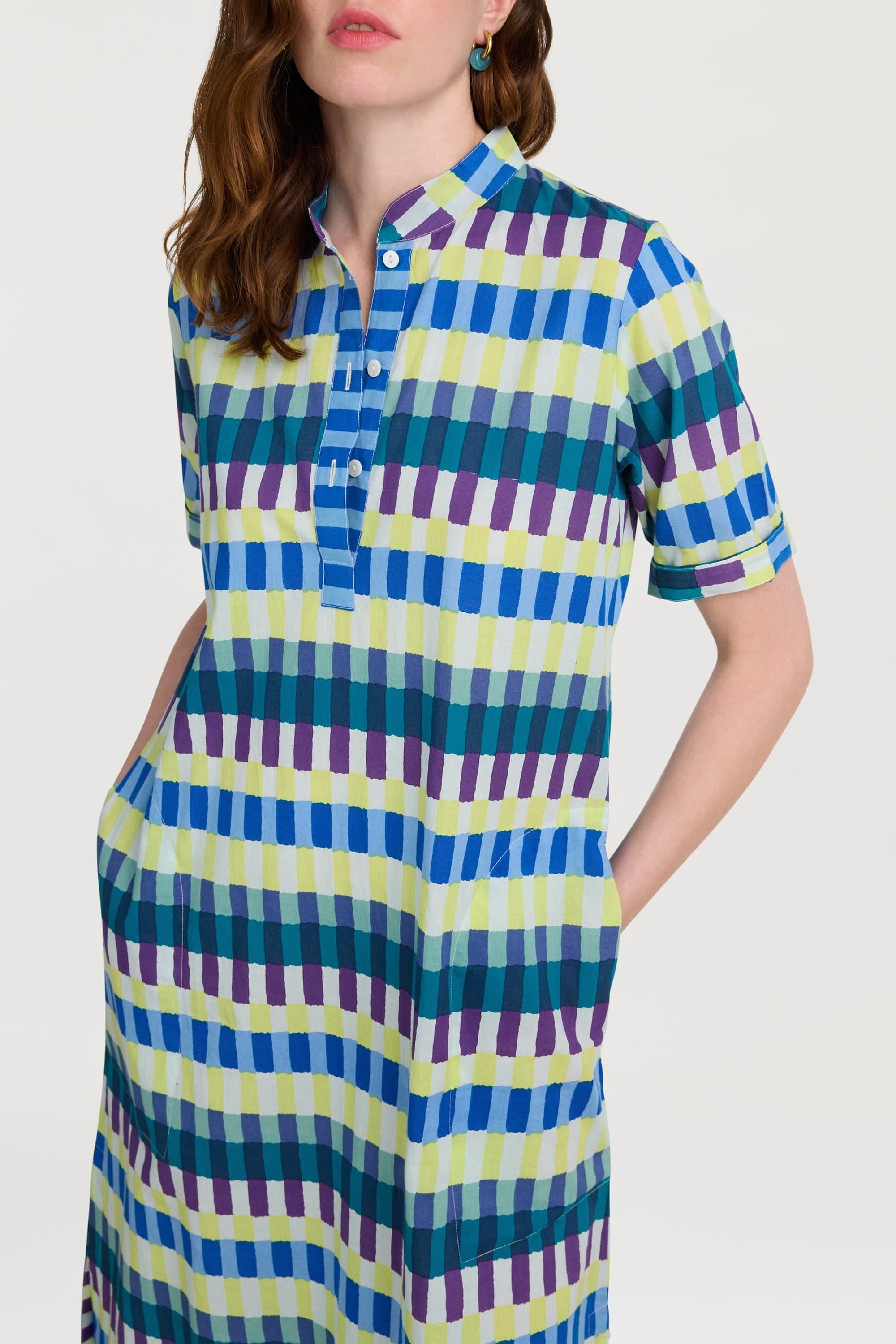 Mamta cotton kaftan - Neutral