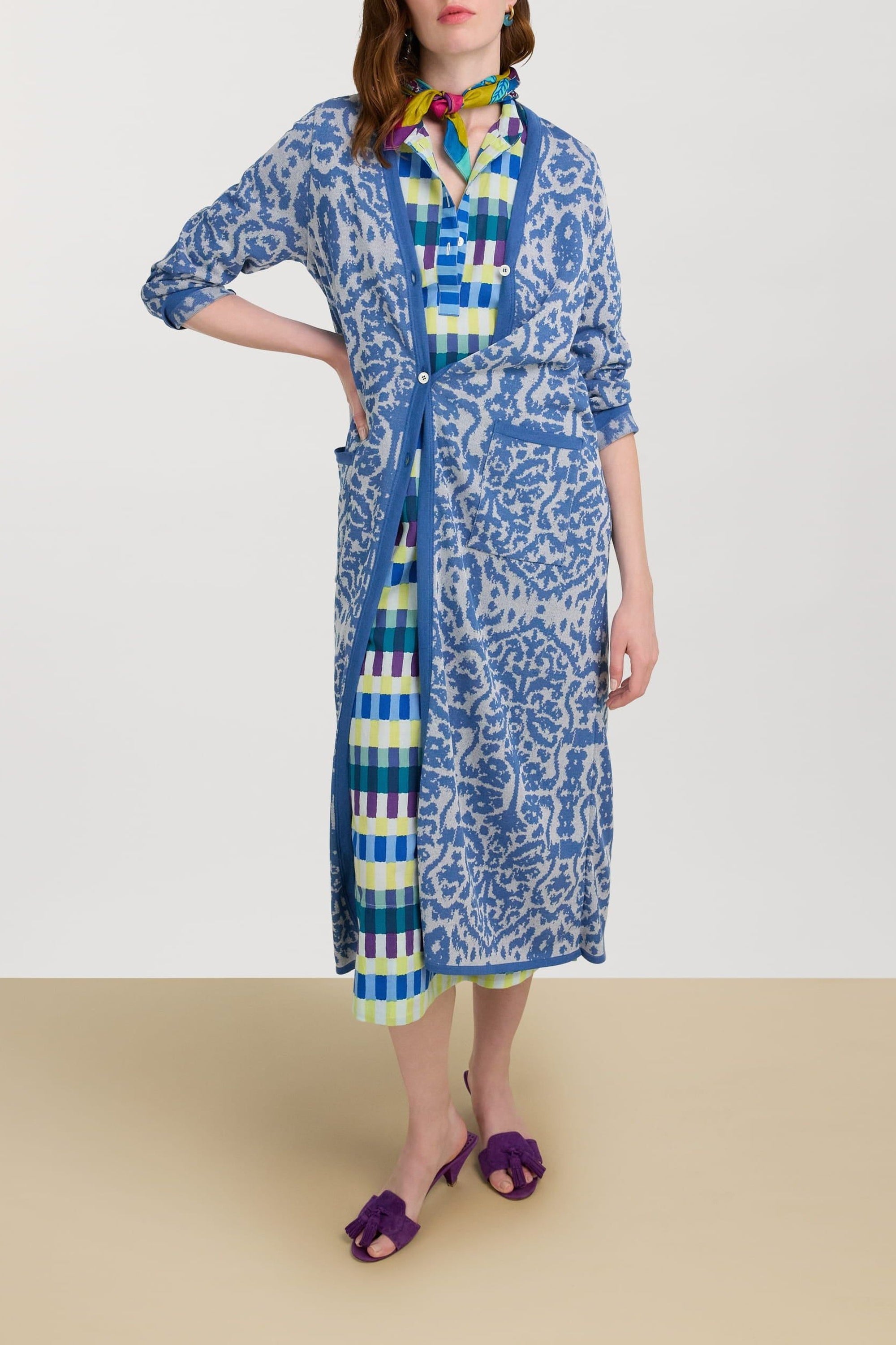 Mamta cotton kaftan - Neutral