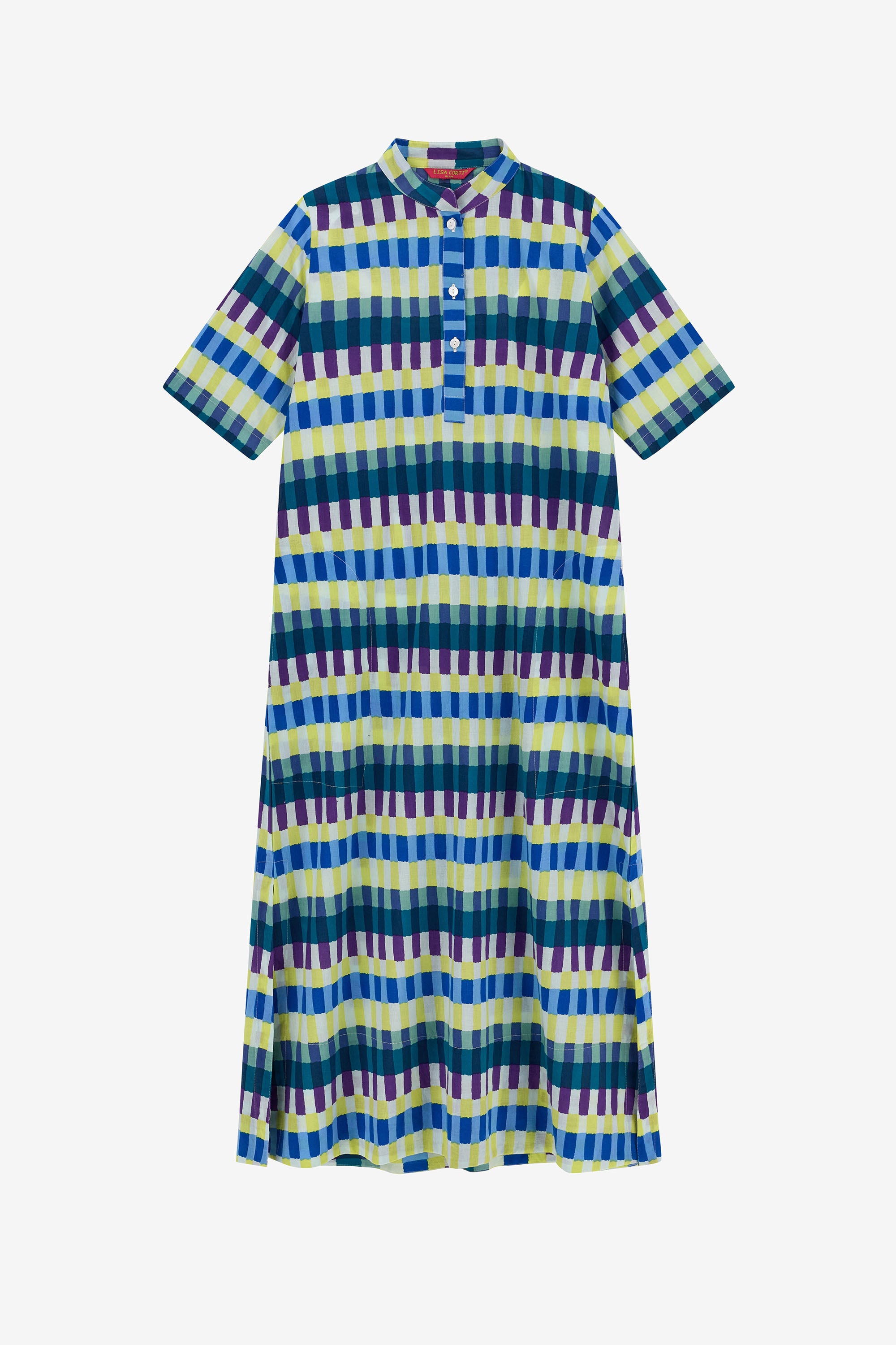 RECO PRIX : 156 // Mamta Kaftan Kusama Checkdark Teal