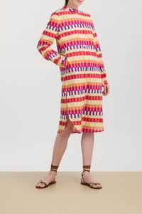 Nico cotton shirt dress - Neutral