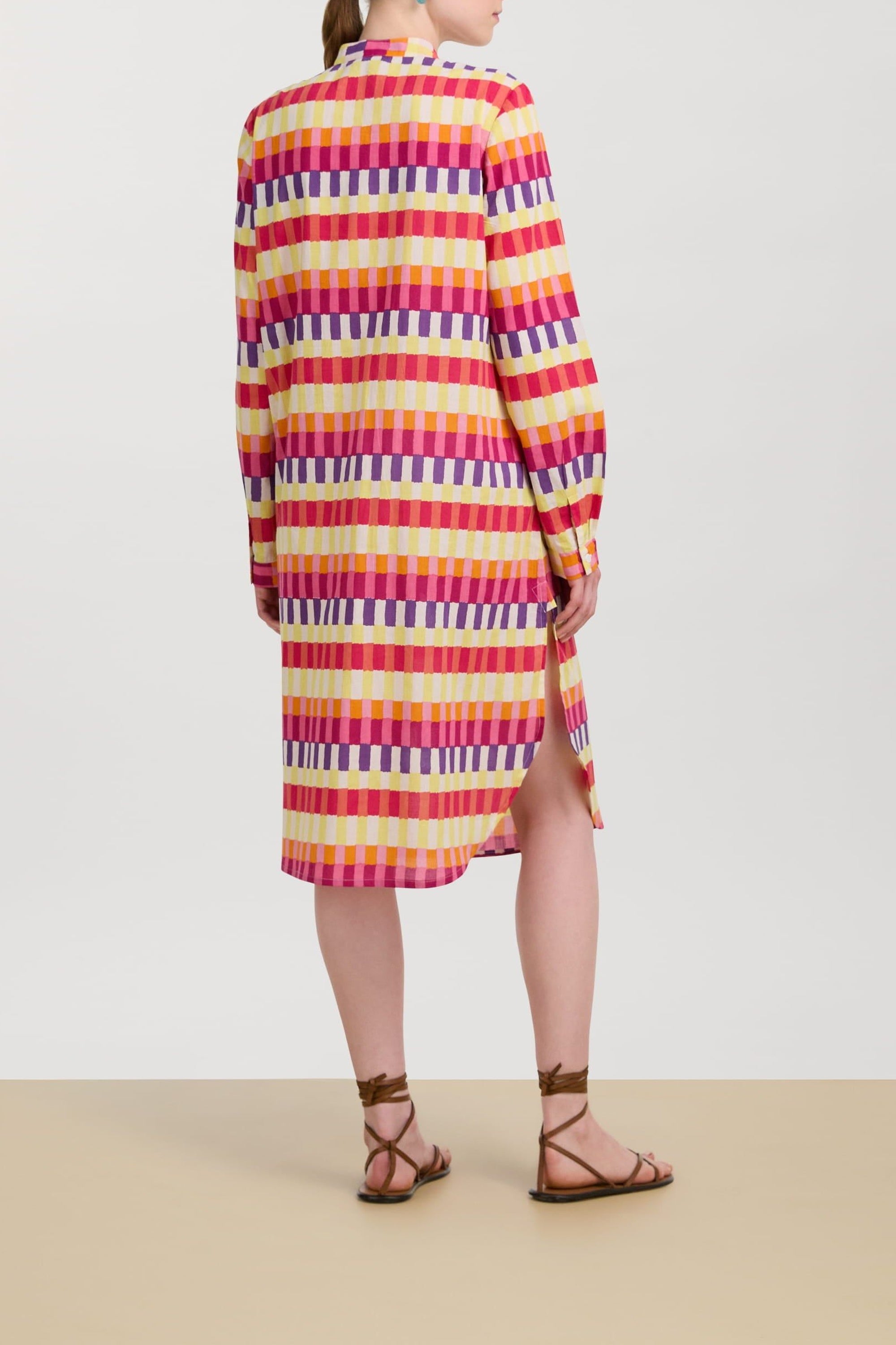 Nico cotton shirt dress - Neutral