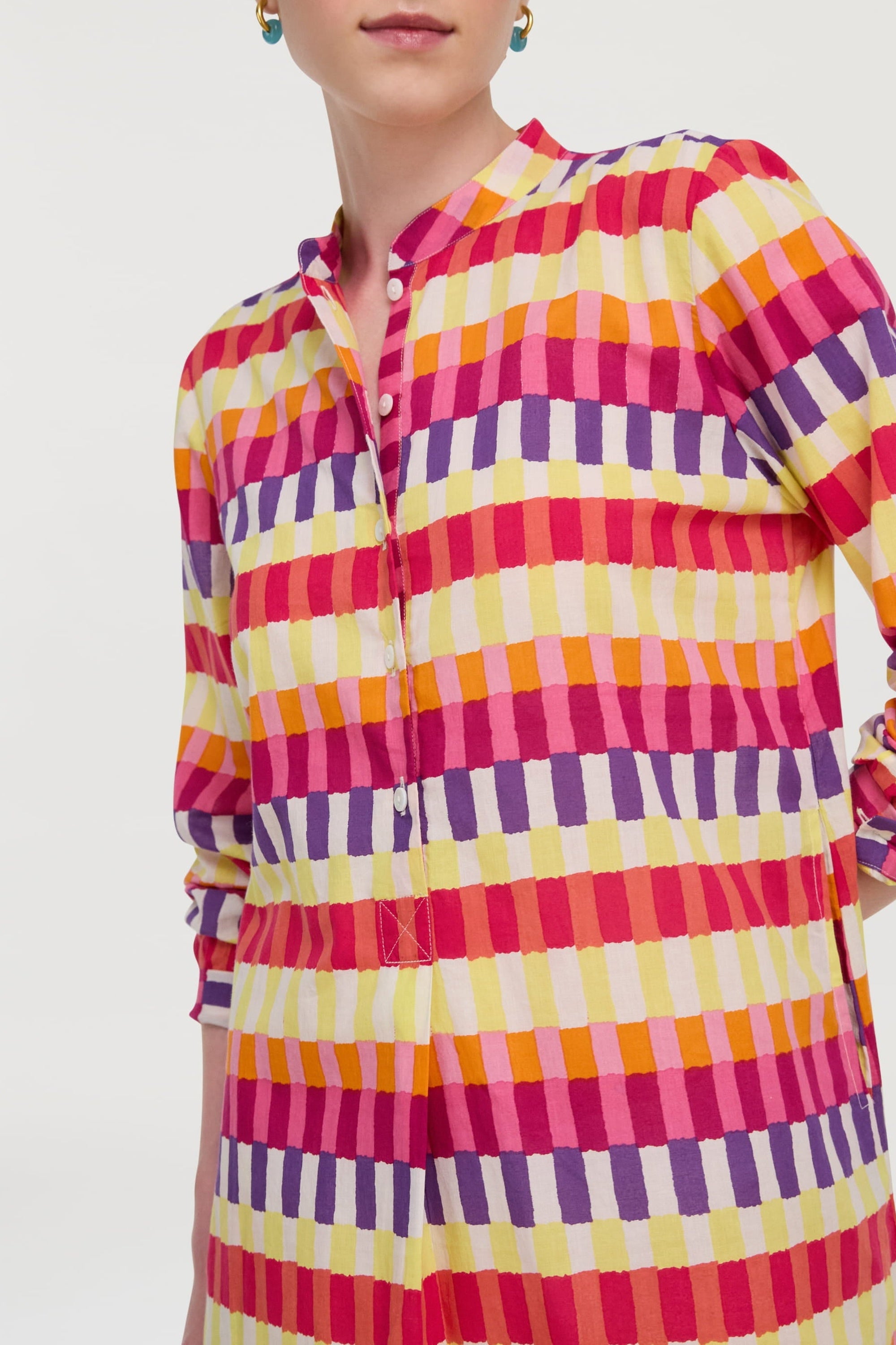 Nico cotton shirt dress - Neutral