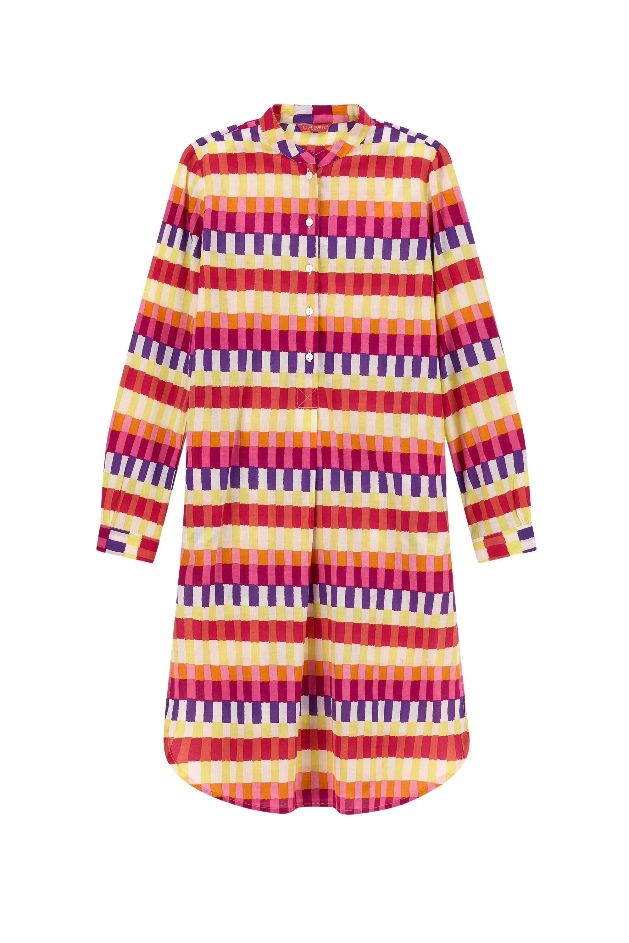 Nico cotton shirt dress - Neutral