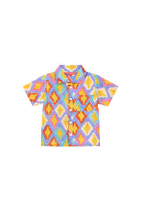 Pietro children’s cotton shirt – Neutral