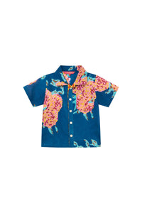 Pietro children’s cotton shirt – Neutral