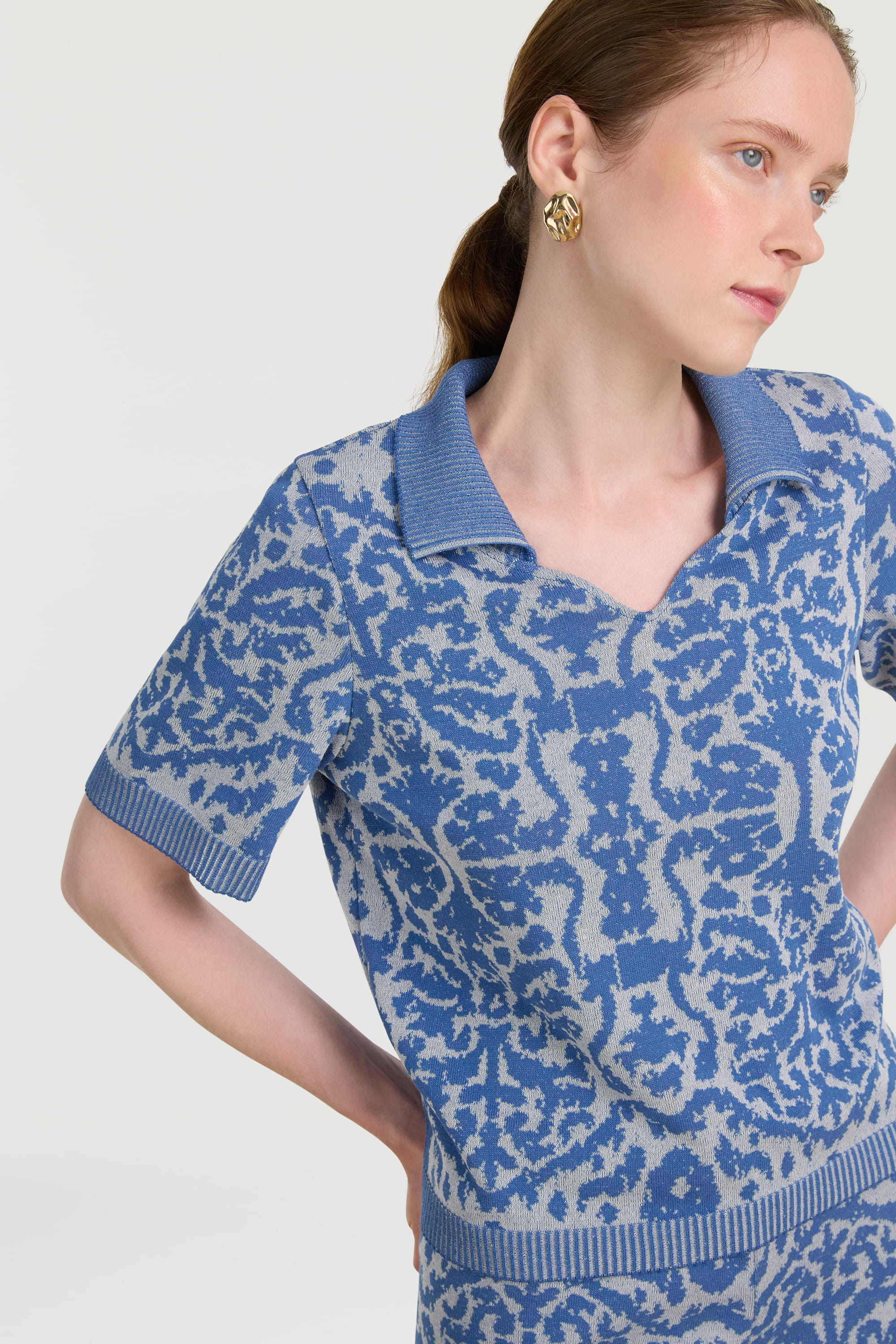 RECO PRIX : 231 // Polo Shirt Damask Design Sugar