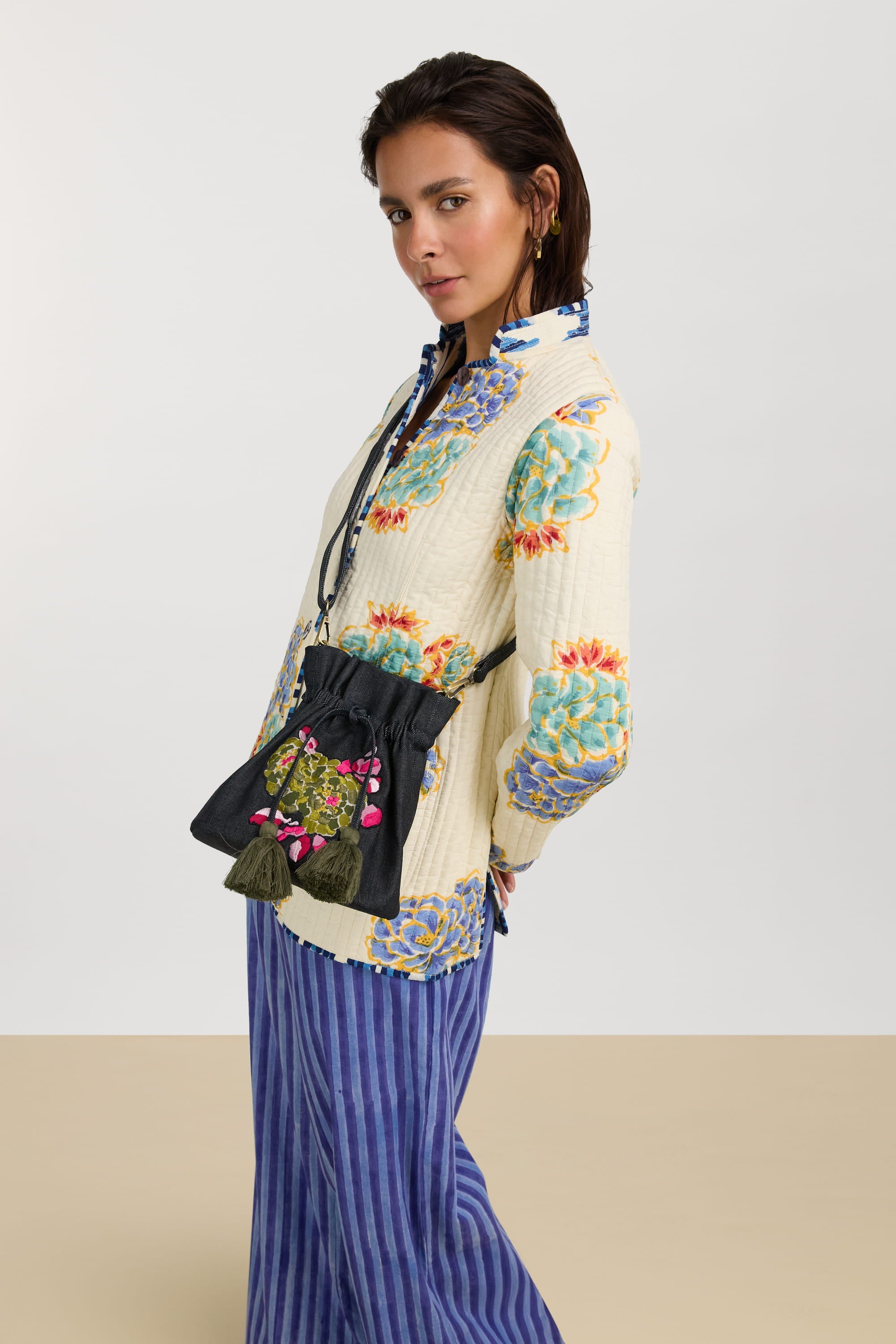 RECO PRIX : 117 // Potli Bag Denim + Embroidery