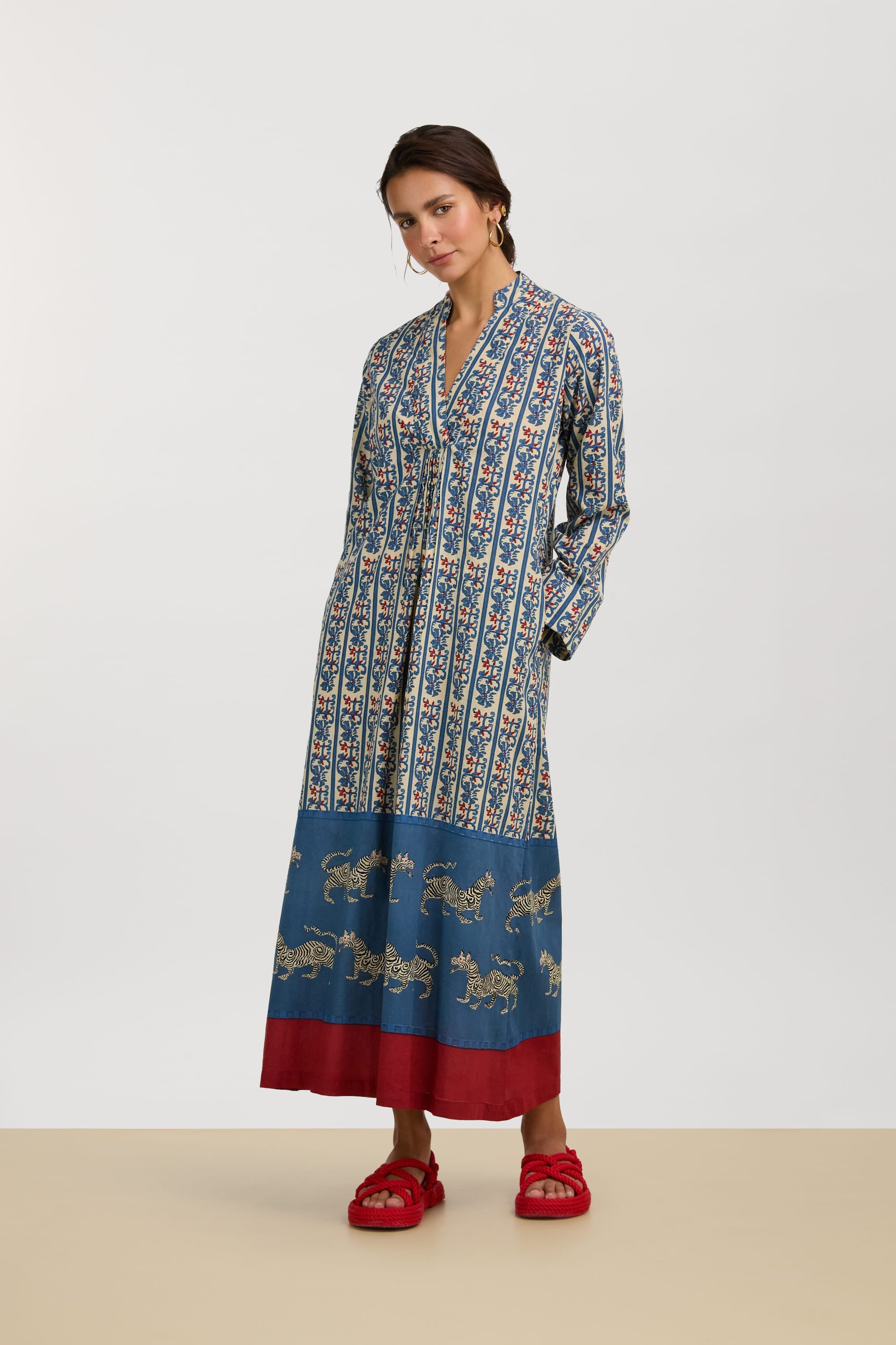RECO PRIX : 217 // Radha Kaftan Dragon Tiger Ivory