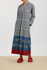 Radha cotton kaftan - Neutral