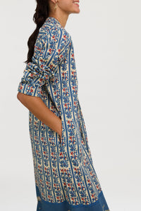 Radha cotton kaftan - Neutral