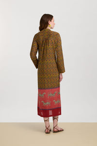 RECO PRIX : 217 // Radha Kaftan Dragon Tiger Green Gold