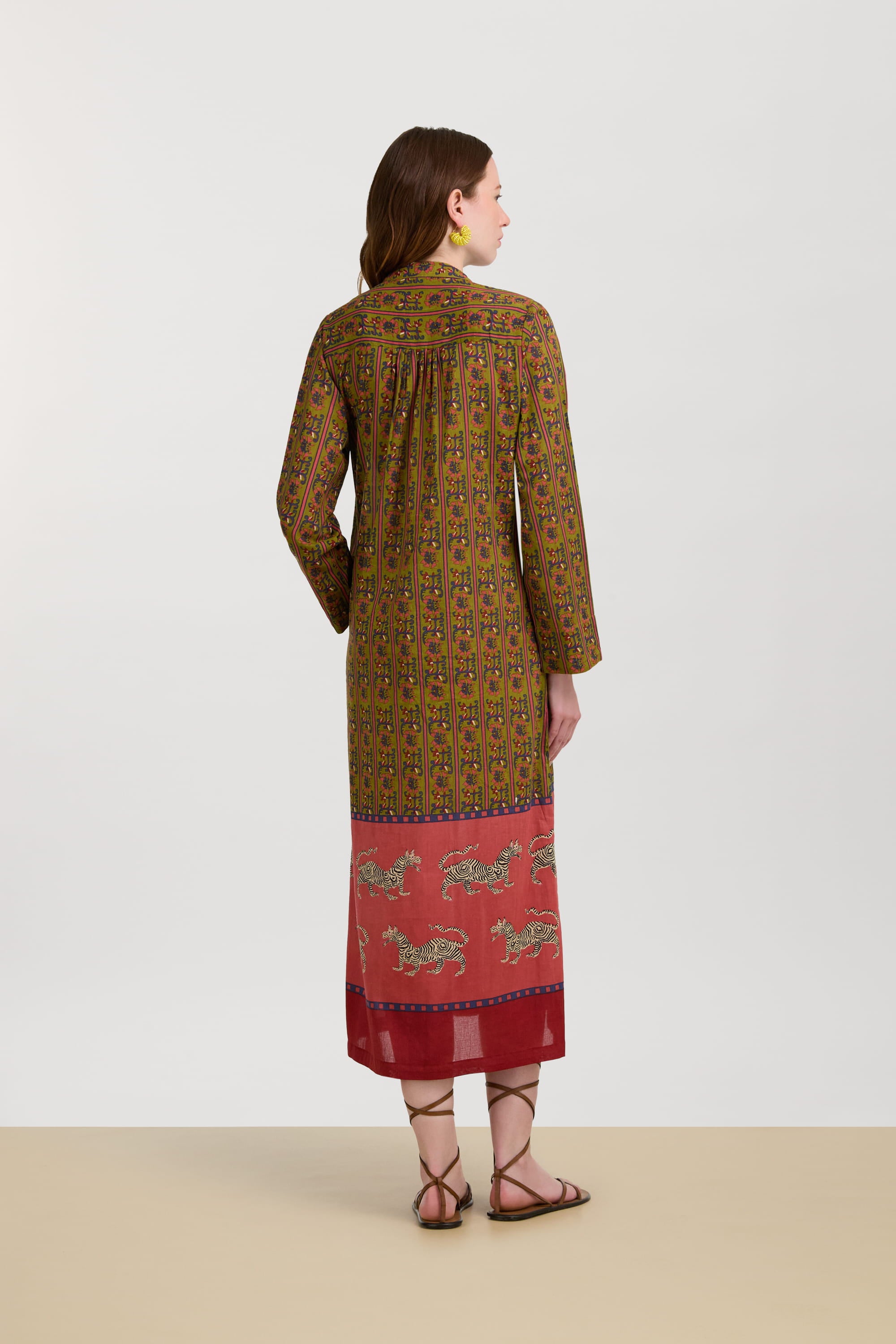 RECO PRIX : 217 // Radha Kaftan Dragon Tiger Green Gold