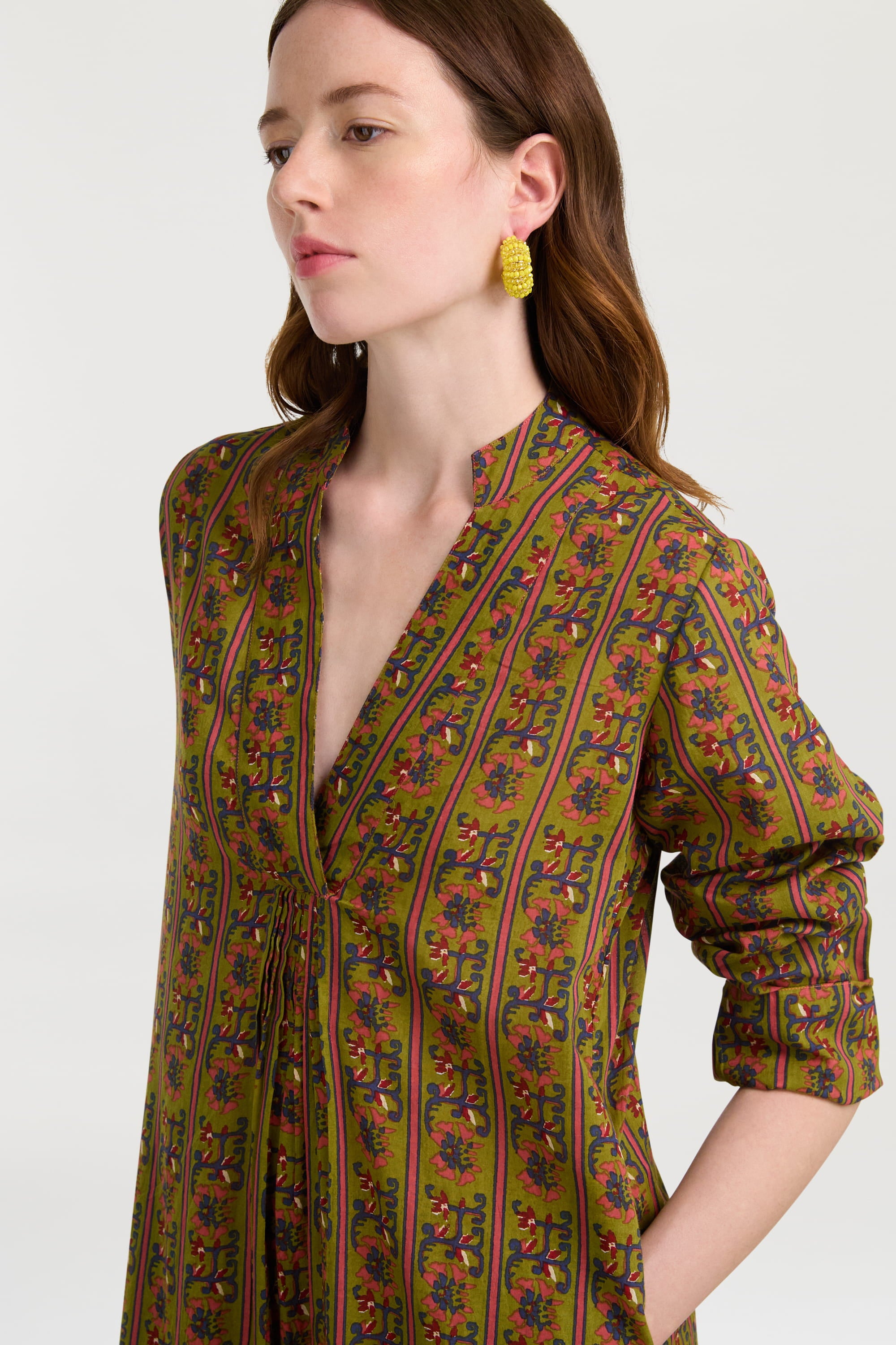RECO PRIX : 217 // Radha Kaftan Dragon Tiger Green Gold