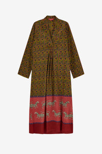 RECO PRIX : 217 // Radha Kaftan Dragon Tiger Green Gold