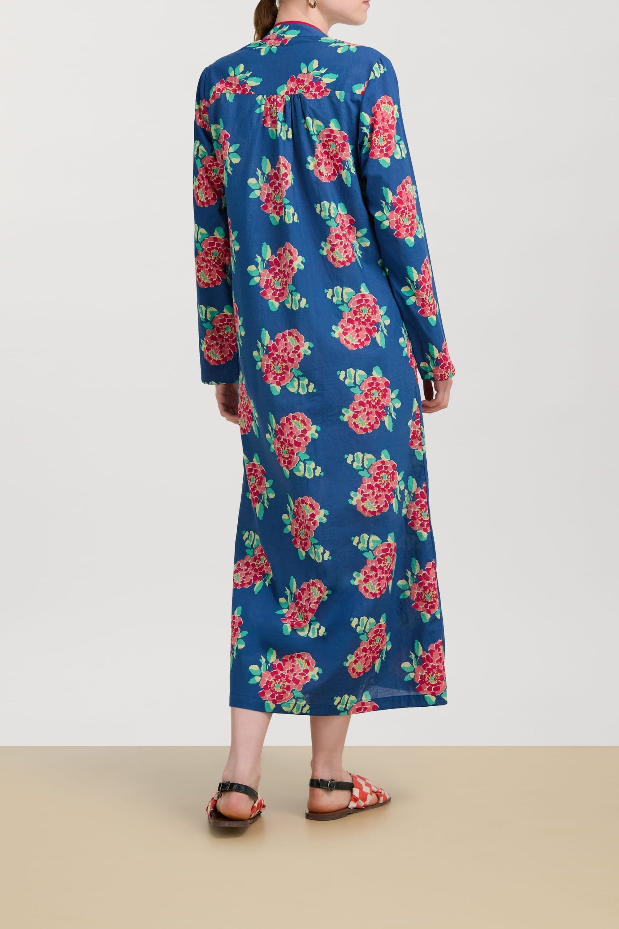 Radha cotton kaftan - Neutral