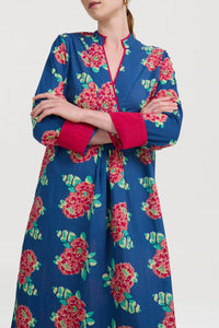 Radha cotton kaftan - Neutral