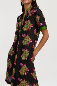 Radha cotton kaftan - Neutral
