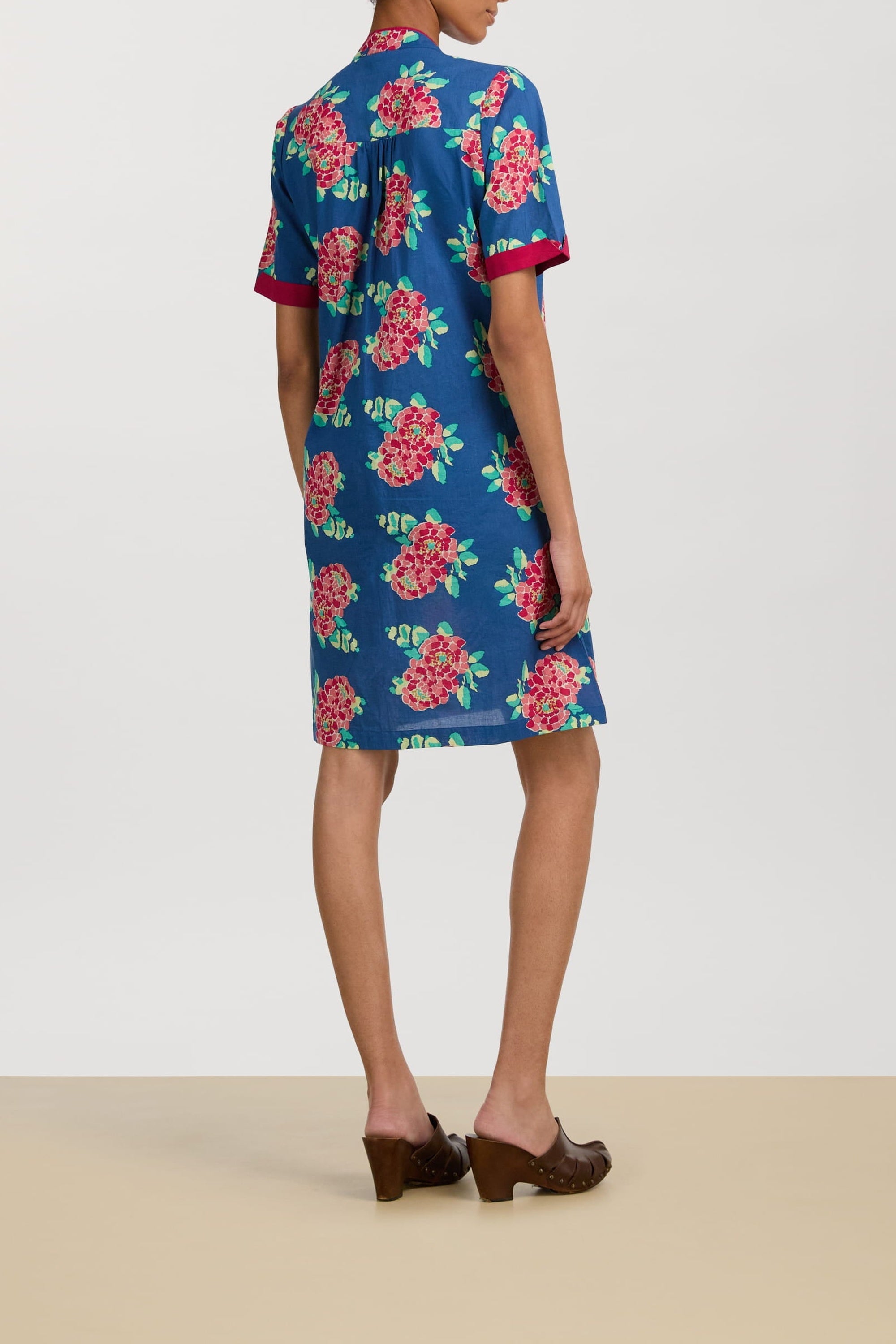 Radha cotton kaftan - Neutral