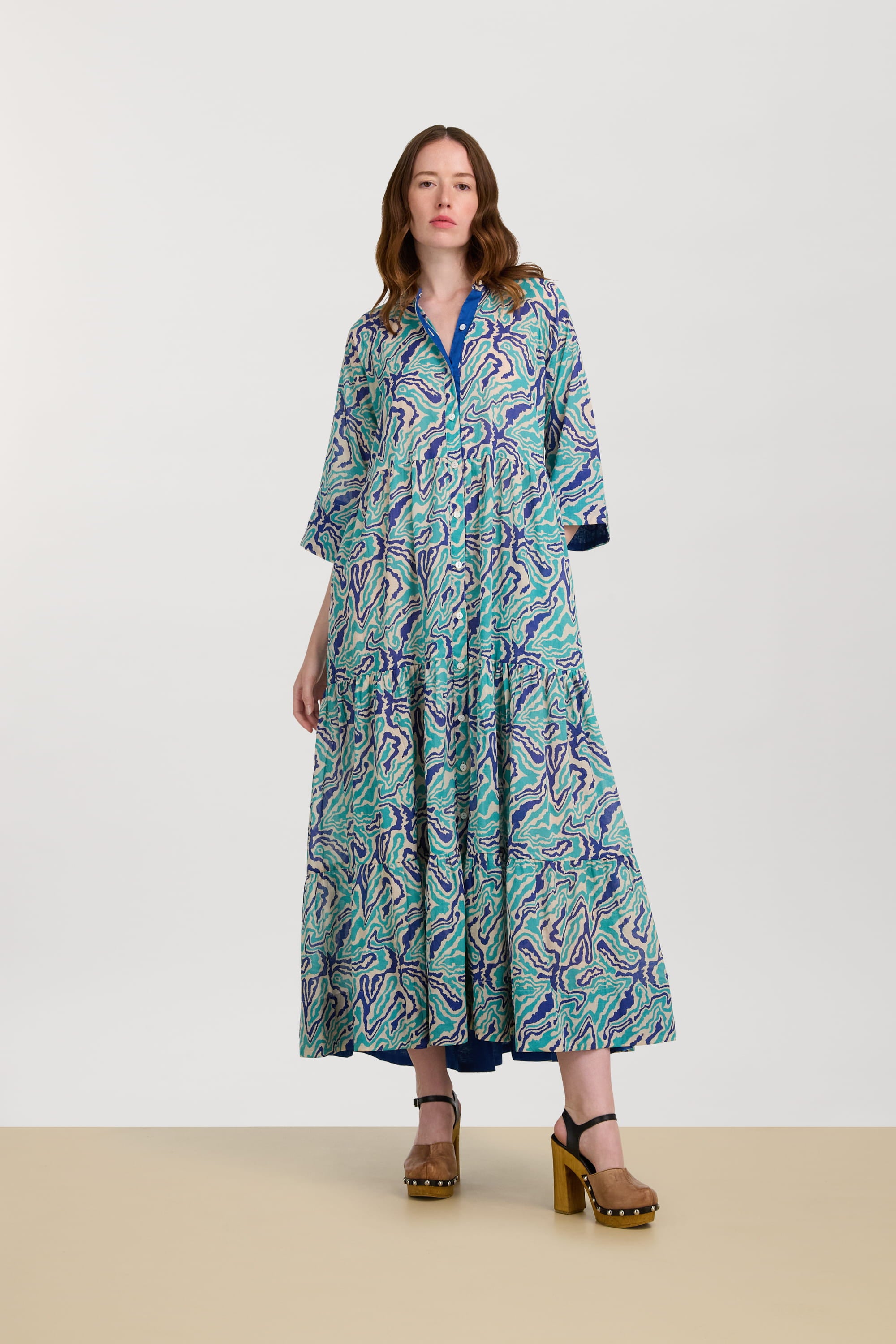 RECO PRIX : 198 // Rambagh Dress Dragon Cloud Aqua