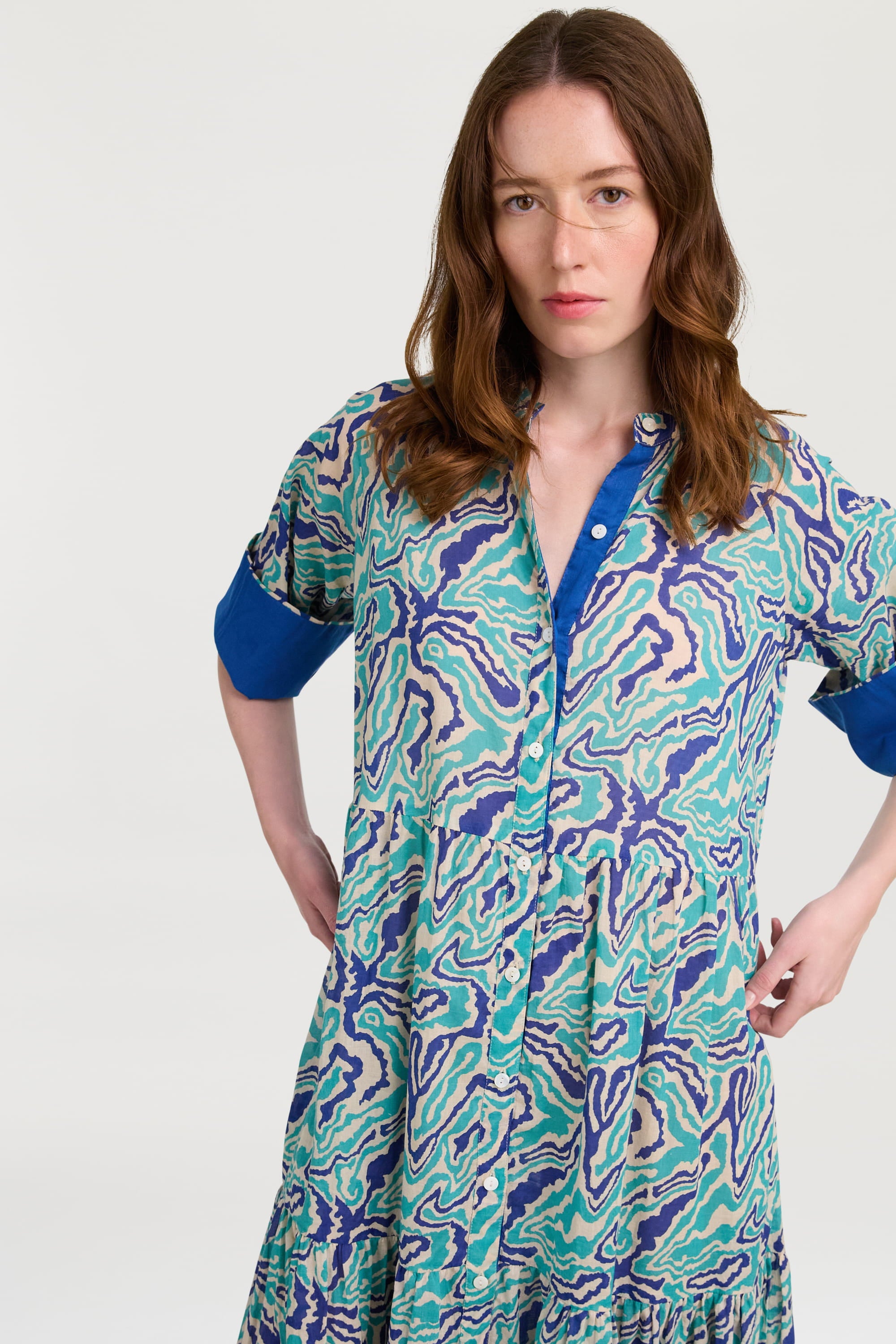 RECO PRIX : 198 // Rambagh Dress Dragon Cloud Aqua