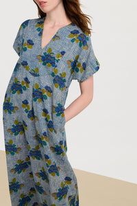 Saffron cotton kaftan - Neutral
