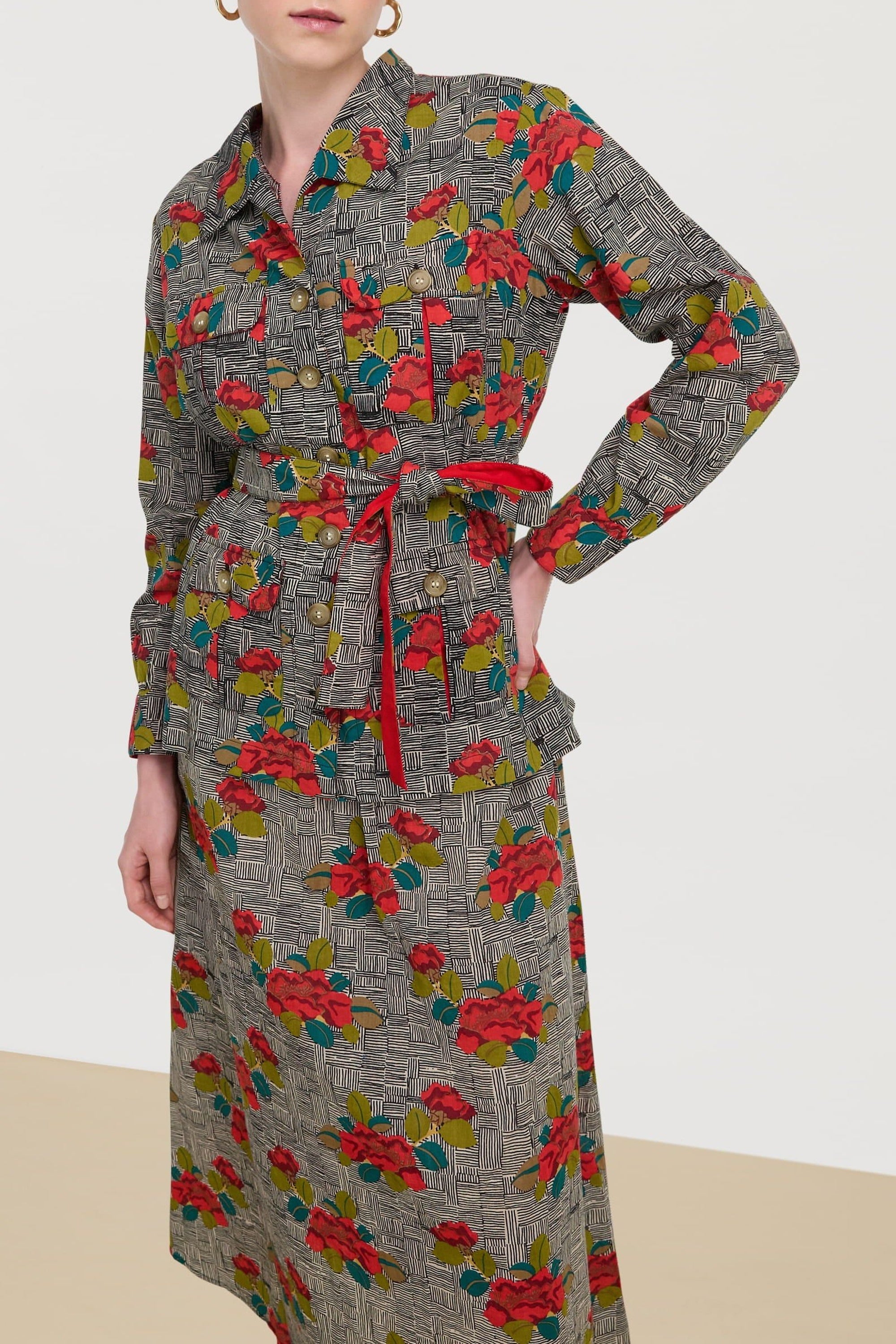 Saharian cotton jacket - Neutral