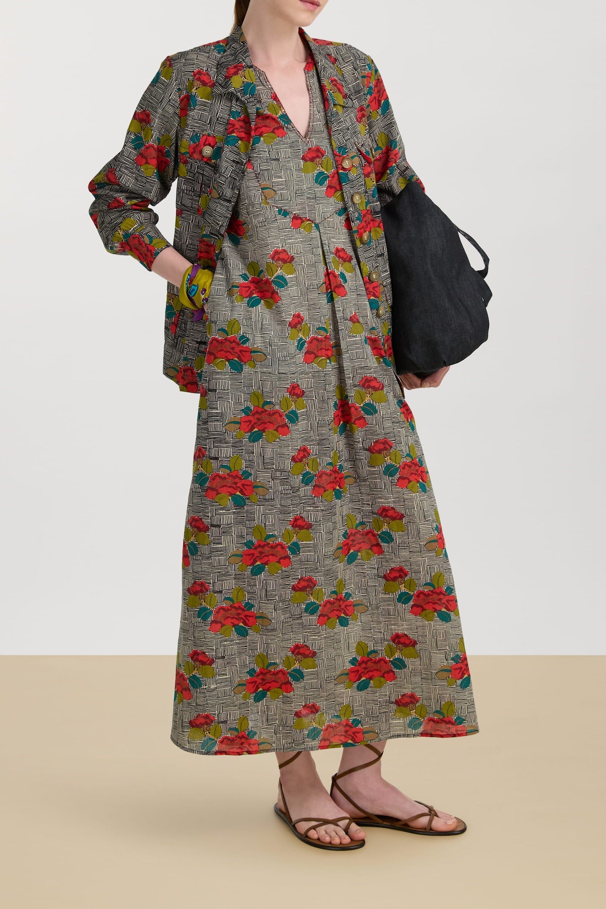 Saharian cotton jacket - Neutral