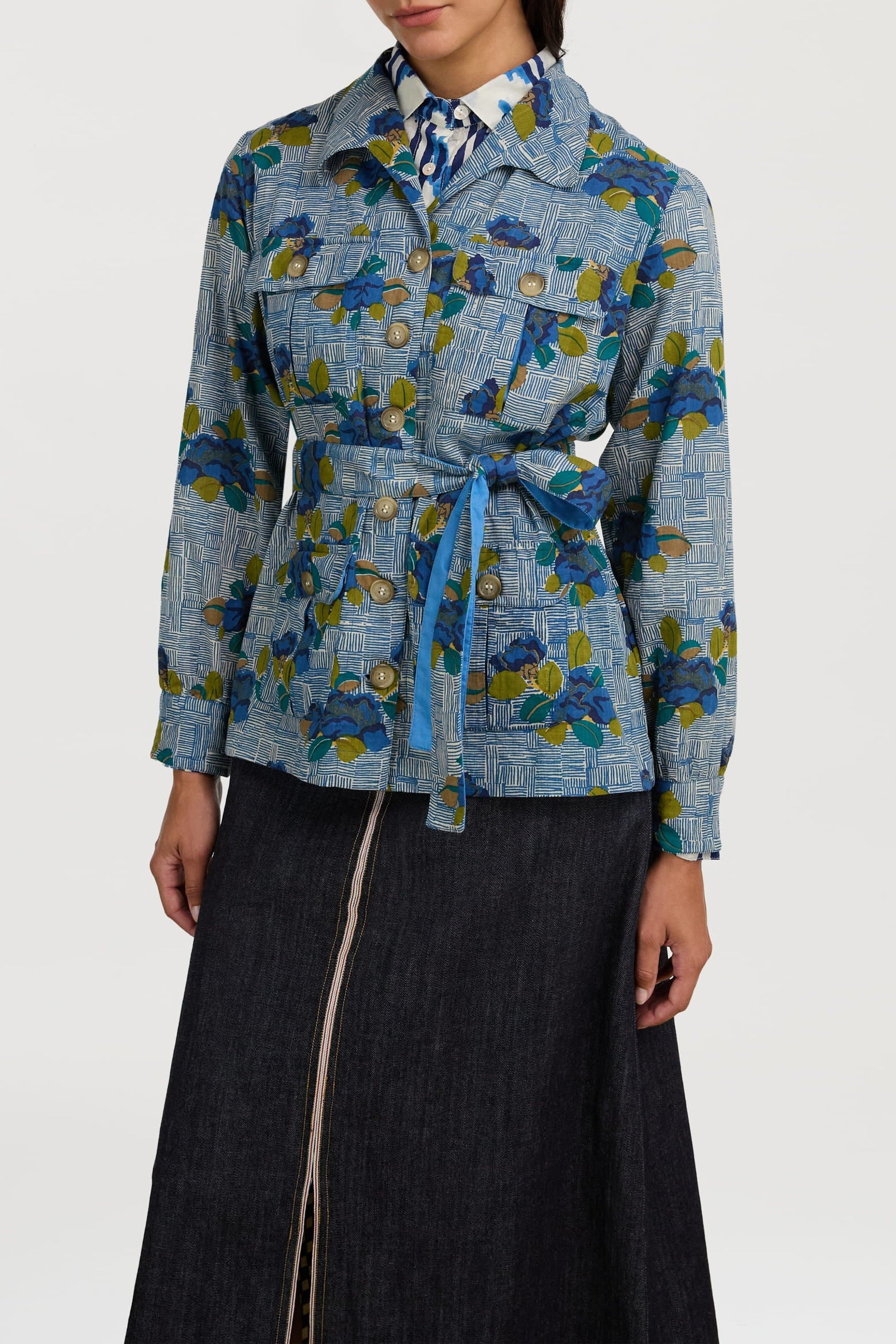 Saharian cotton jacket - Neutral