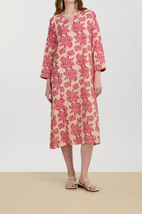 Sara cotton kaftan - Neutral