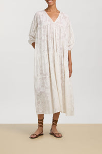 Scirocco cotton kaftan - Neutral