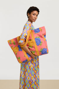 RECO PRIX : 101,5 // Shopping Bag Big Flower Old Pink