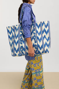 Cotton shopping bag - Blue
