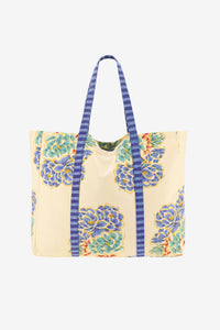 RECO PRIX : 101,5 // Shopping Bag Positano Flower Plumbago