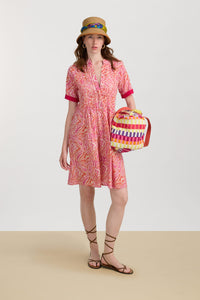 RECO PRIX : 177 // Teena Dress Dragon Cloud Fuxia